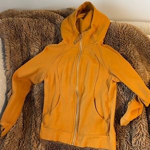 Lululemon Gold Scuba hoodie